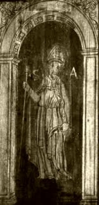 logo San Amasio, obispo