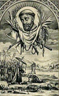 logo San Anastasio, monje y mártir