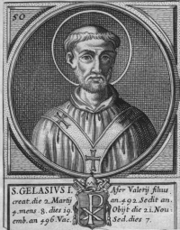 logo San Gelasio I papa