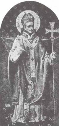 logo San Juan, obispo de Saint-Malo
