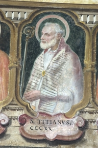 logo San Ticiano, obispo