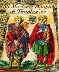 logo Santos Timolao, Dionisio y compaeros mrtires 