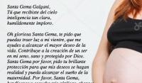 Oración para quedar embarazada, Santa Gema Galgani